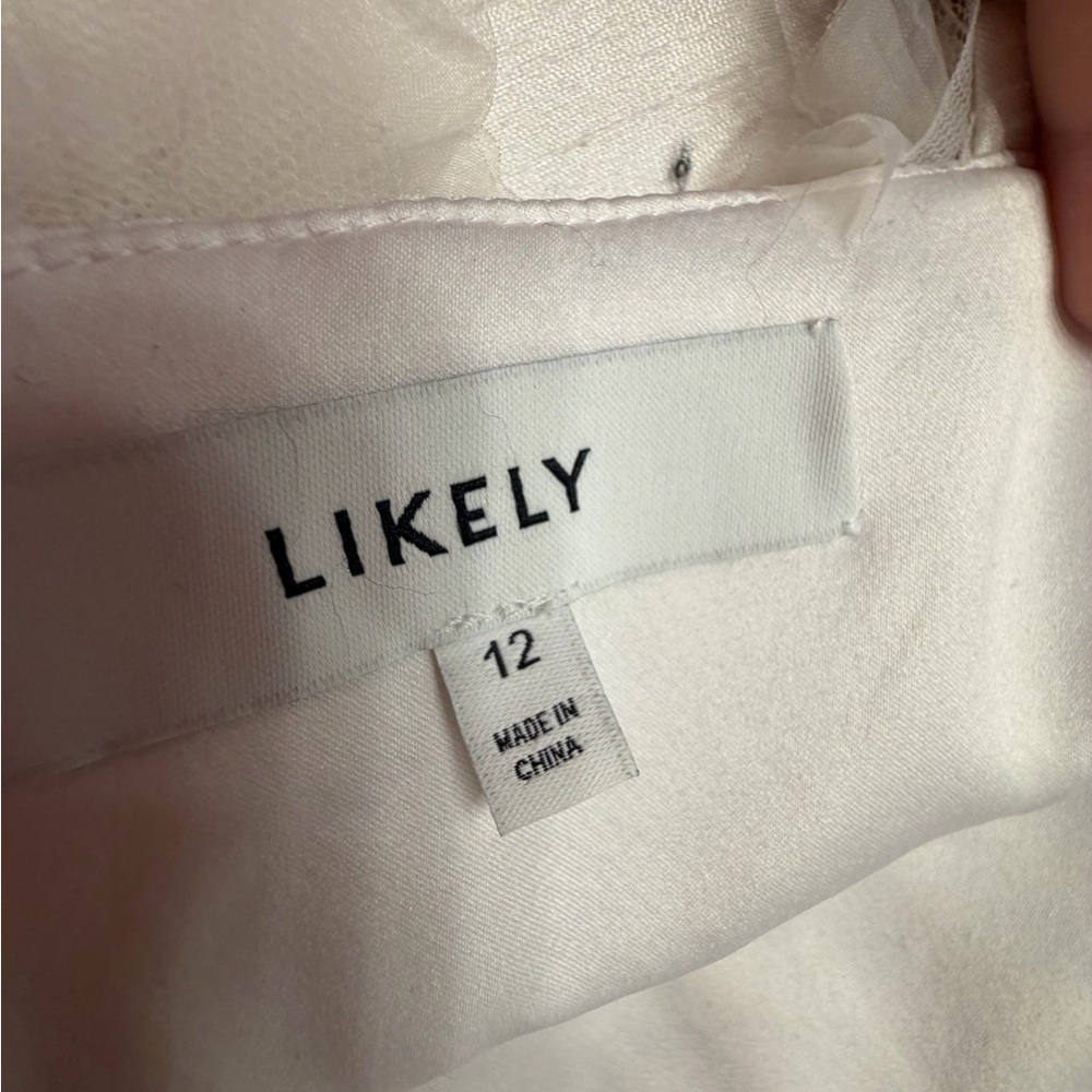 Likely White Floral Mini Dress - Picture 4 of 12